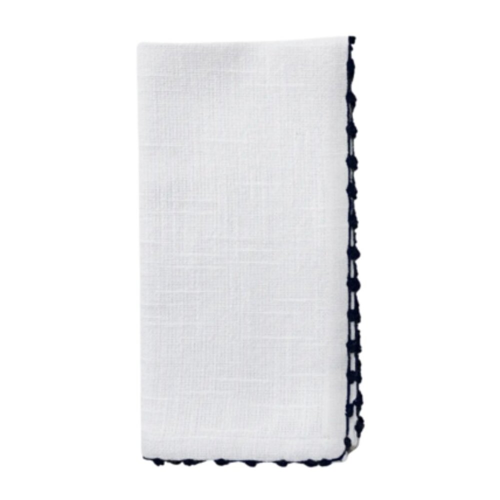 Black knotted napkin (set of 4)